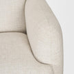 Mercana Saga Cream Fabric 3 Seater Sofa