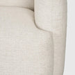 Mercana Saga Cream Fabric 3 Seater Sofa