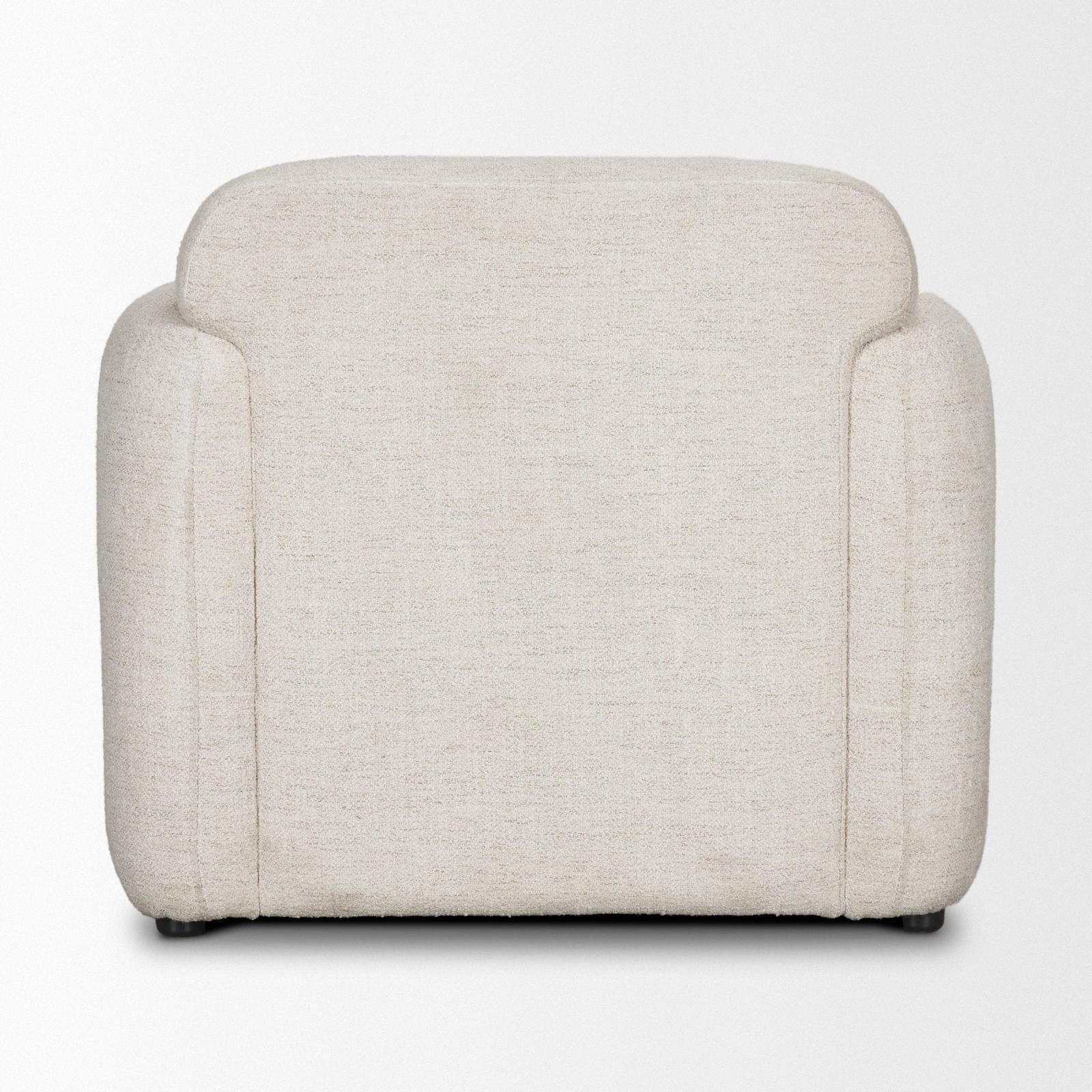 Mercana Saga Cream Fabric Upholstered Chair