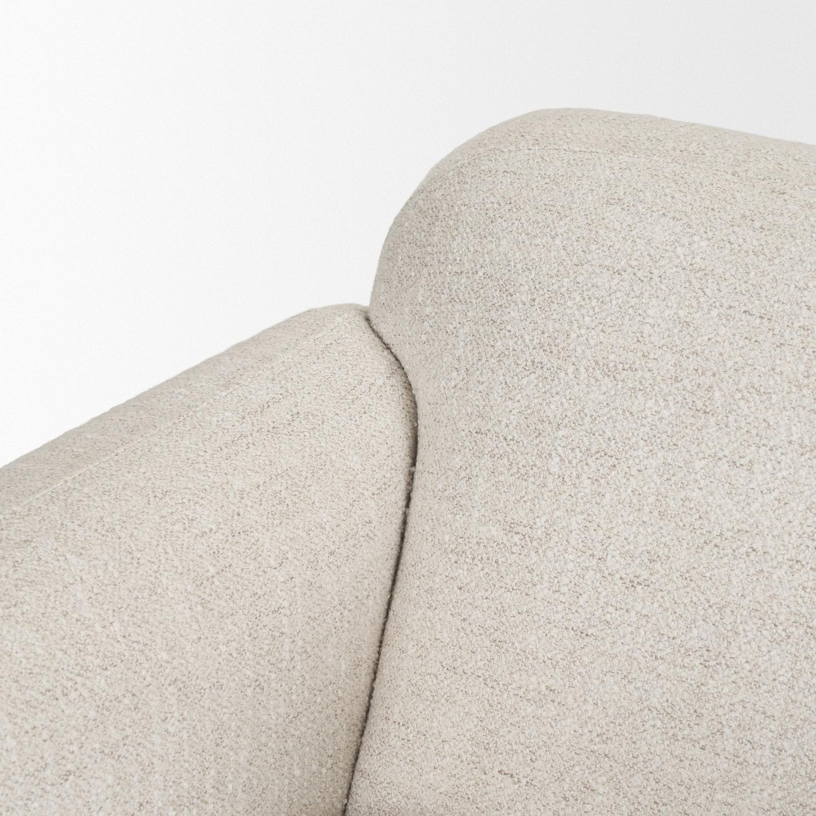 Mercana Saga Cream Fabric Upholstered Chair