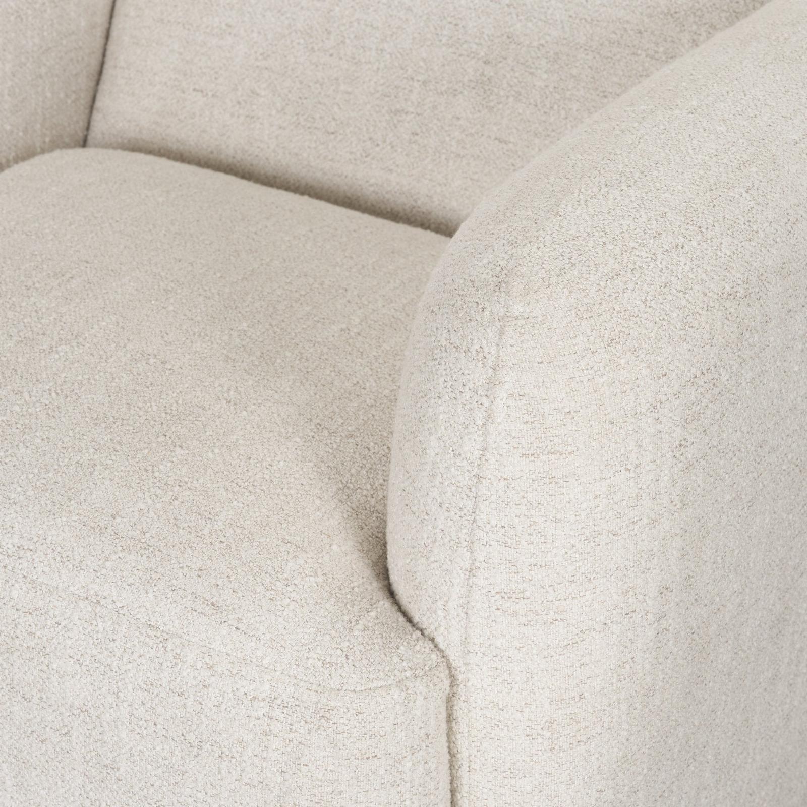 Mercana Saga Cream Fabric Upholstered Chair