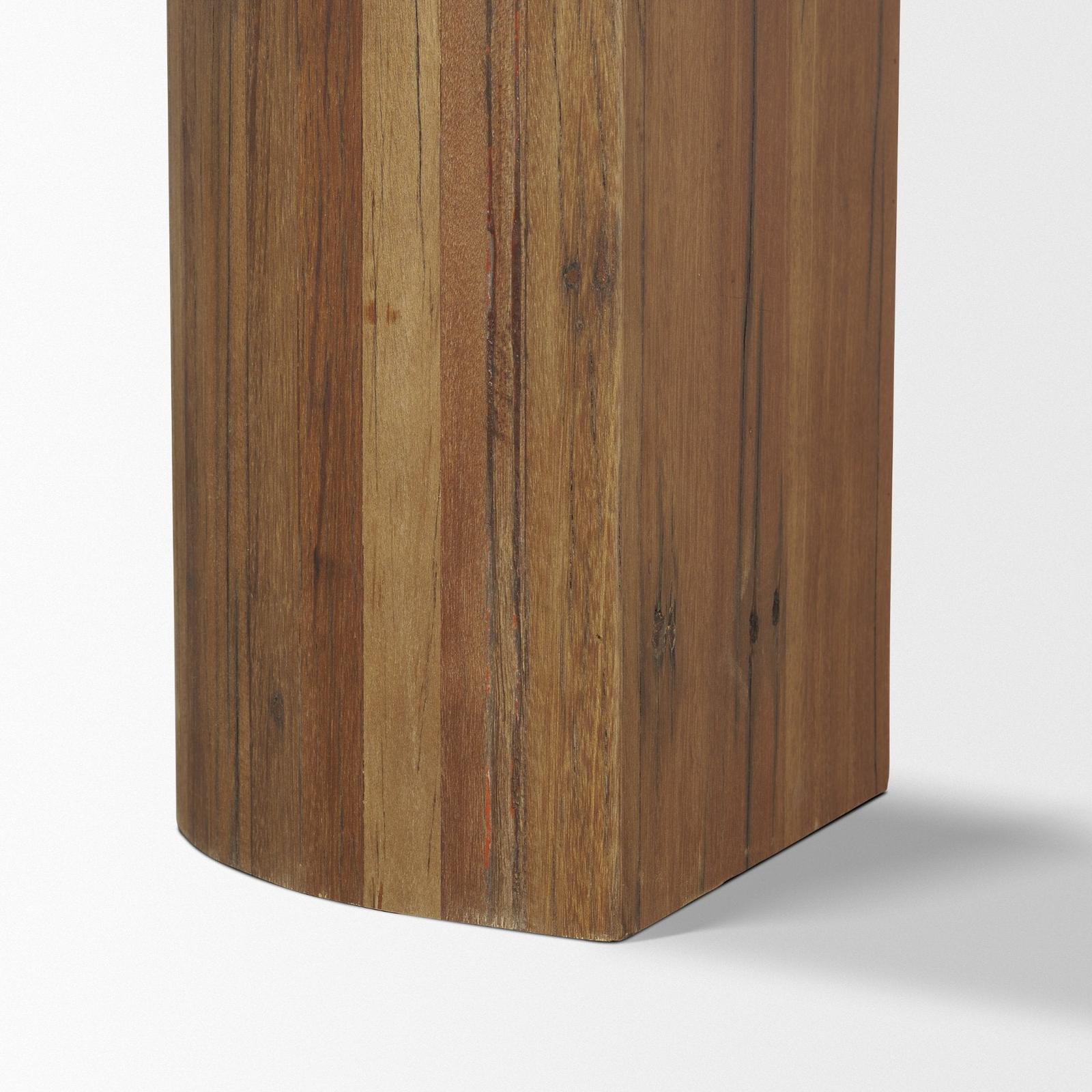 Mercana Vance Reclaimed Wood Rounded Console Table