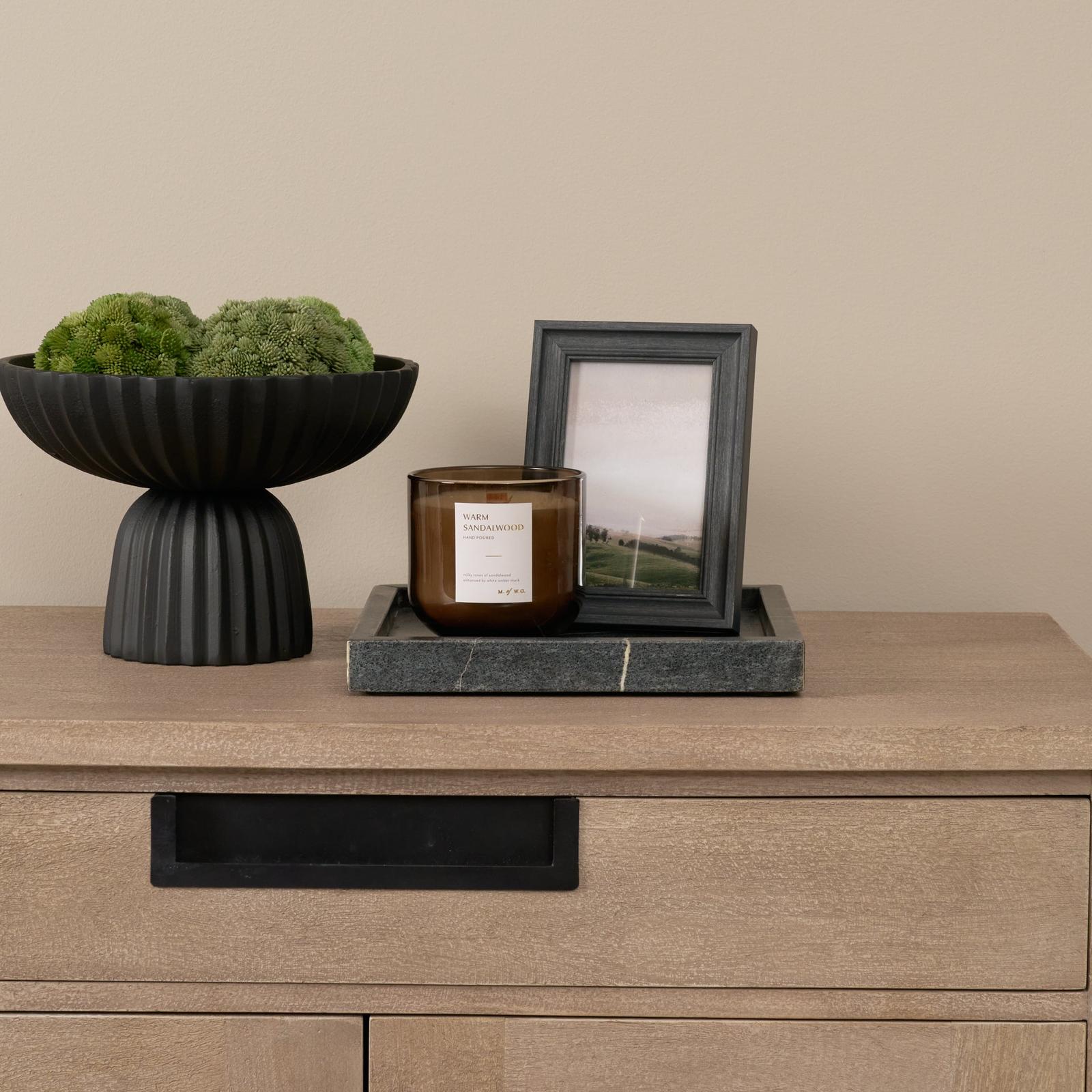 Mercana Stratus Marble Square Decorative Tray