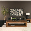 Mercana Dunmore Solid Wood Rectangular Open Shelf Side Table