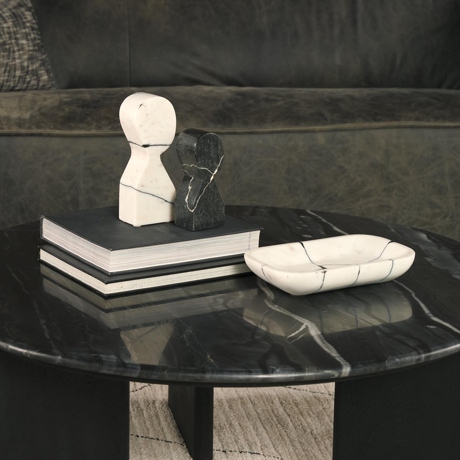 Mercana Sintessi White Marble Decorative Bowl