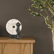 Mercana Orin White Marble Round Disc Decorative Object