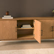 Mercana Hollis Wood 4-Door Closed Sideboard