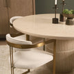 Mercana Sorrano Round 6-Seater Pedestal Dining Table