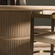 Mercana Sorrano Round 6-Seater Pedestal Dining Table