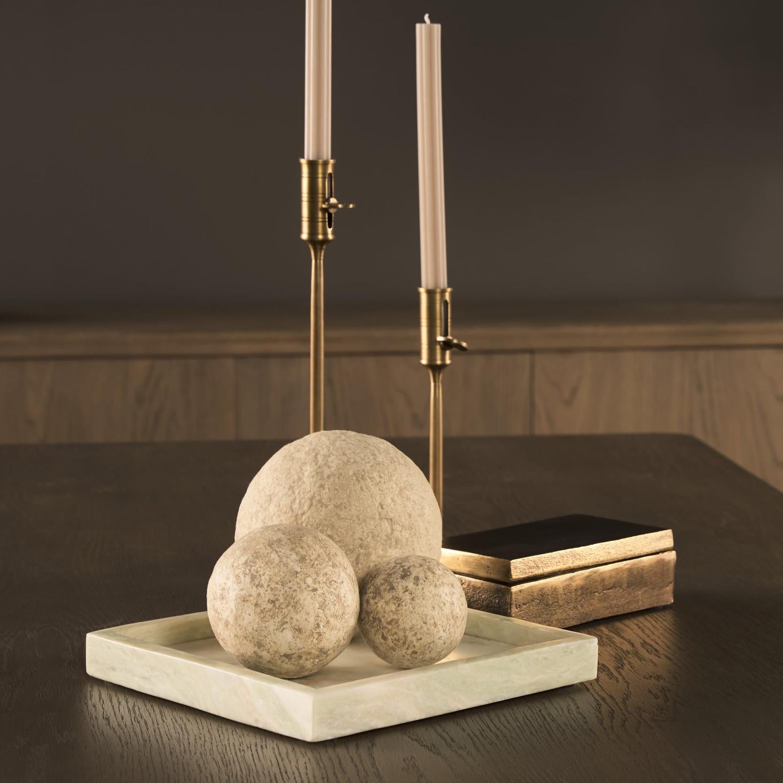Mercana Stratus Marble Square Decorative Tray