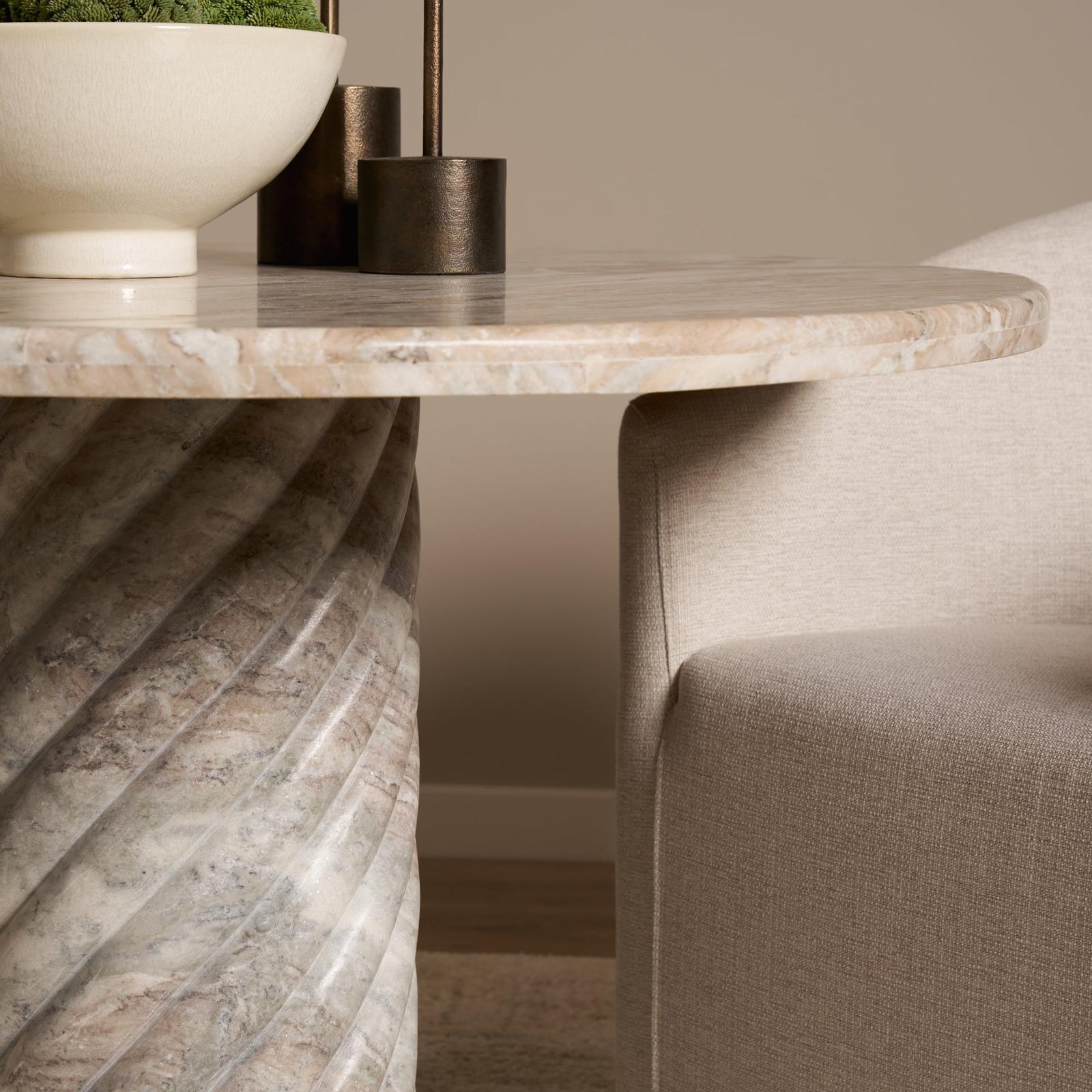 Mercana Ravello Round 4-Seater Pedestal Dining Table