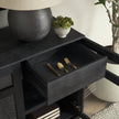 Mercana Suri Wood w/ Glass 4-Door Closed Sideboard