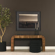 Mercana Tratto Rectangular Black Marble Tray