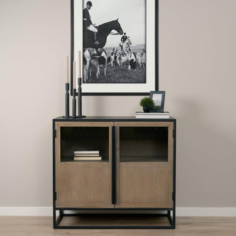 Mercana Sloan Metal Frame Accent Cabinet