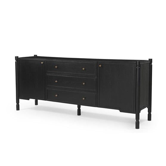 Mercana Phil Wood 2 Door 3 Drawer Closed Sideboard