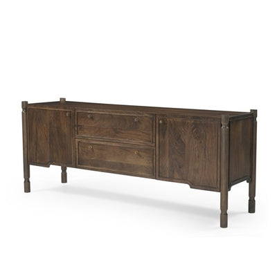 Mercana Phil Wood 2 Door 1 Drawer w/ Pull Down Media Console