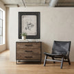 Mercana Alvin Wood W/Metal Framing Accent Cabinet