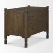 Mercana Phil Wood 2 Drawer Nightstand