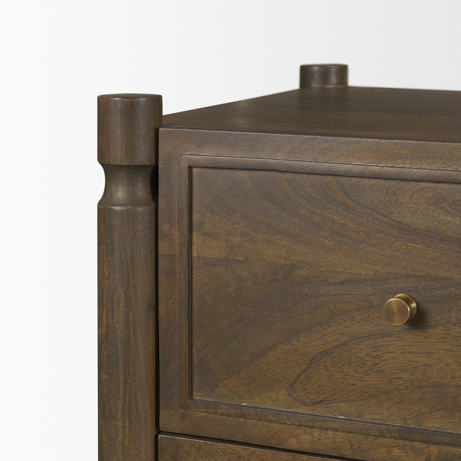 Mercana Phil Wood 2 Drawer Nightstand