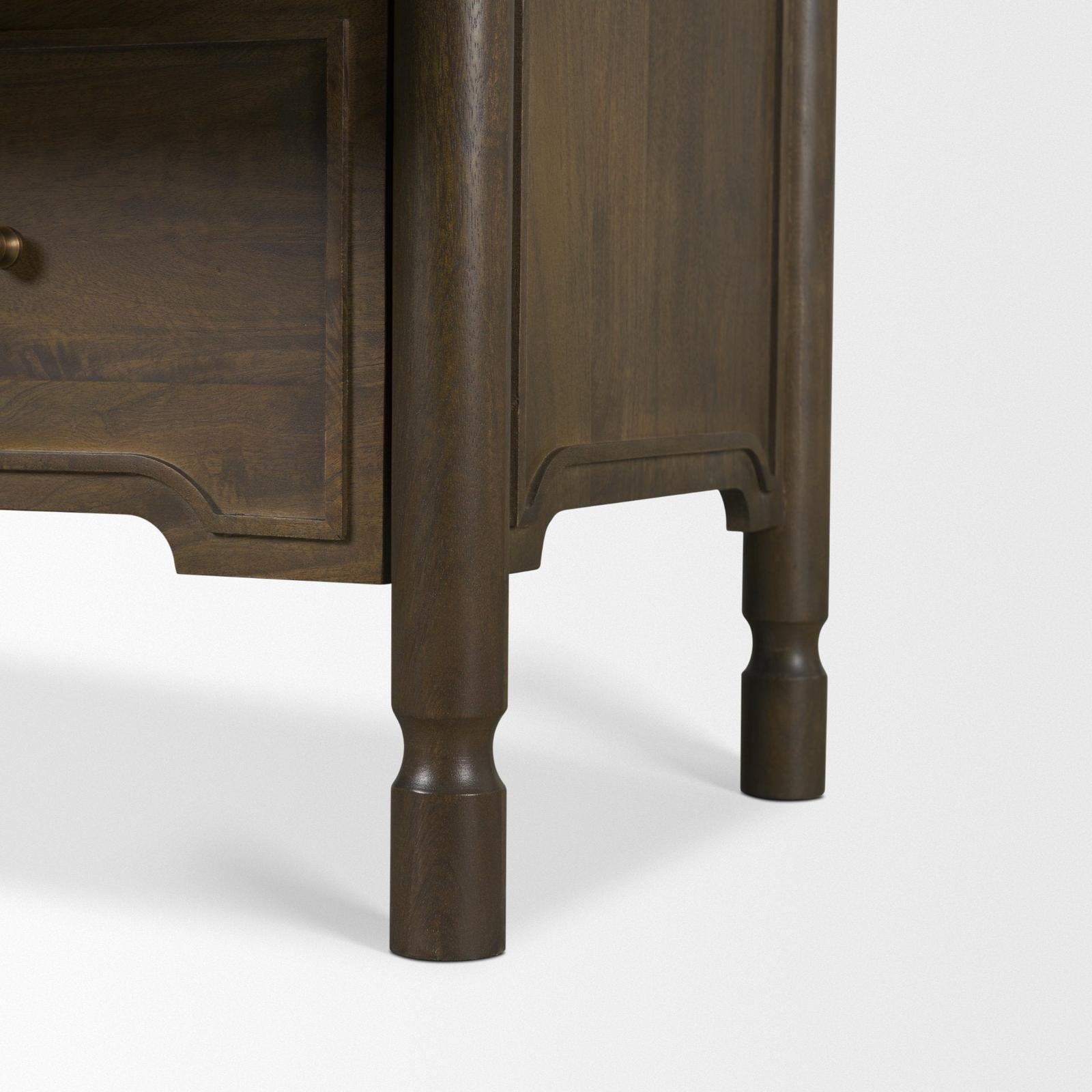 Mercana Phil Wood 2 Drawer Nightstand