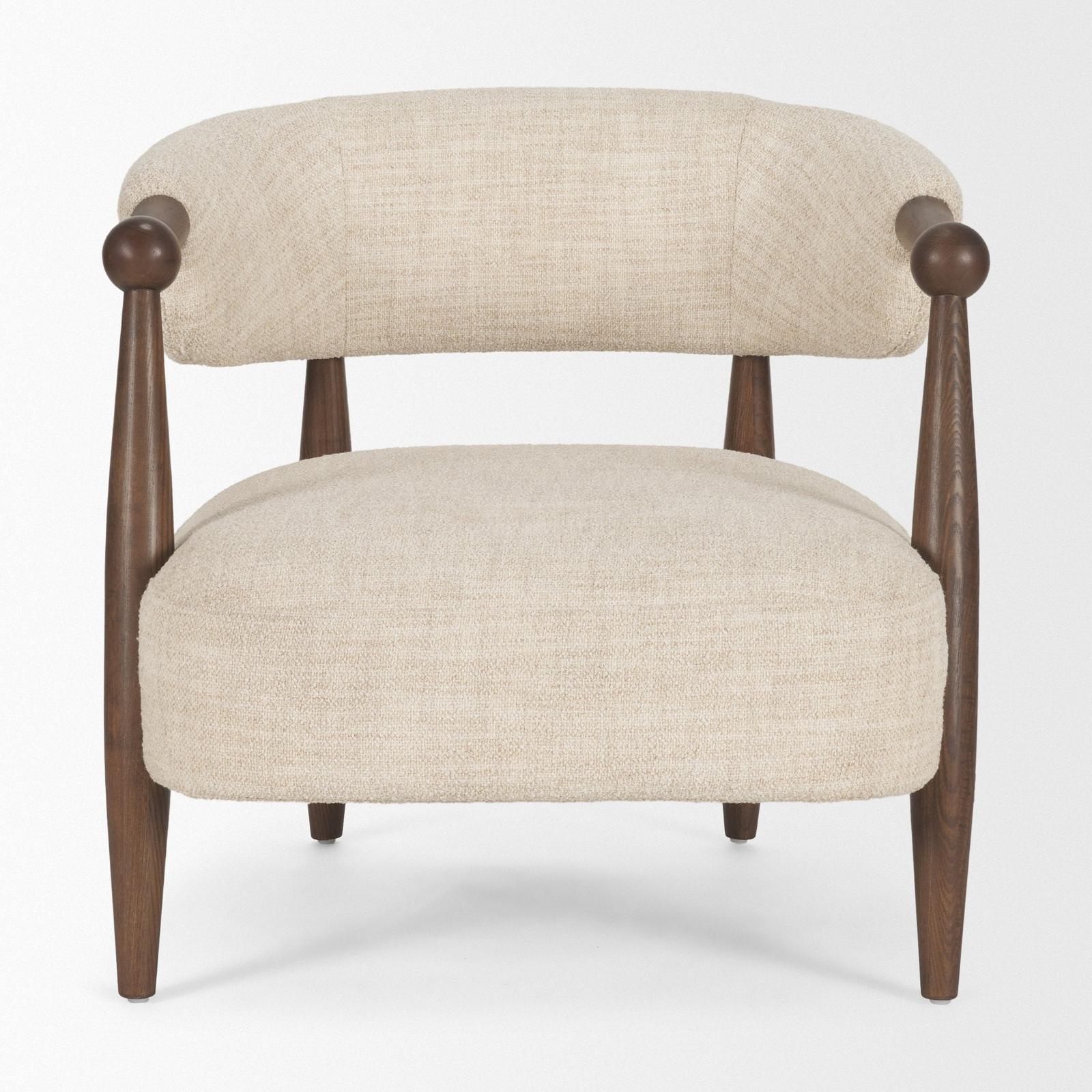 Mercana Lewis Open Back Accent Chair