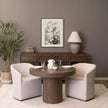 Mercana Lyonne Round 4-Seater Pedestal Dining Table