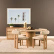 Mercana Siena Round 4-Seater Pedestal Dining Table
