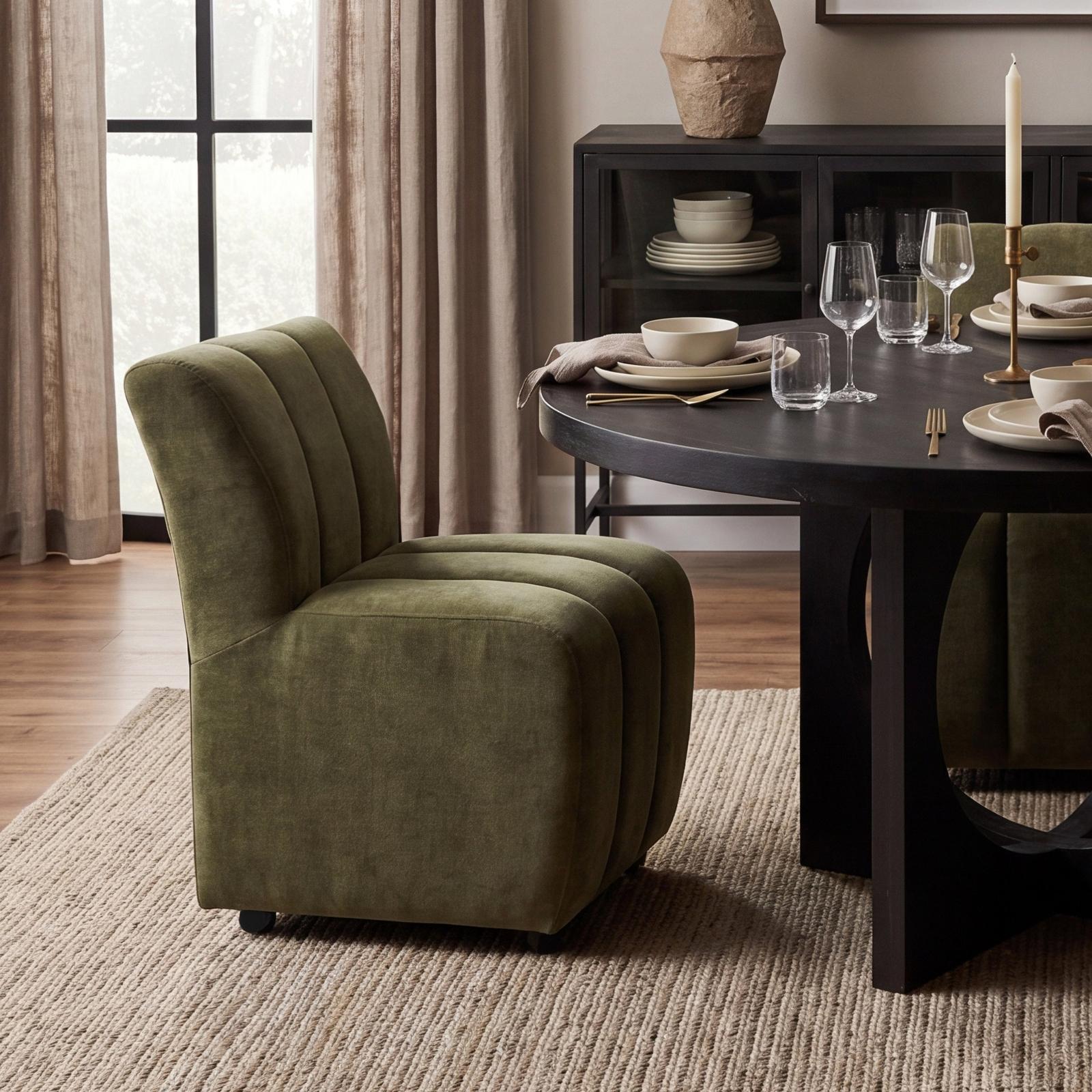 Mercana Wilkins Barrel Back Dining Arm Chair