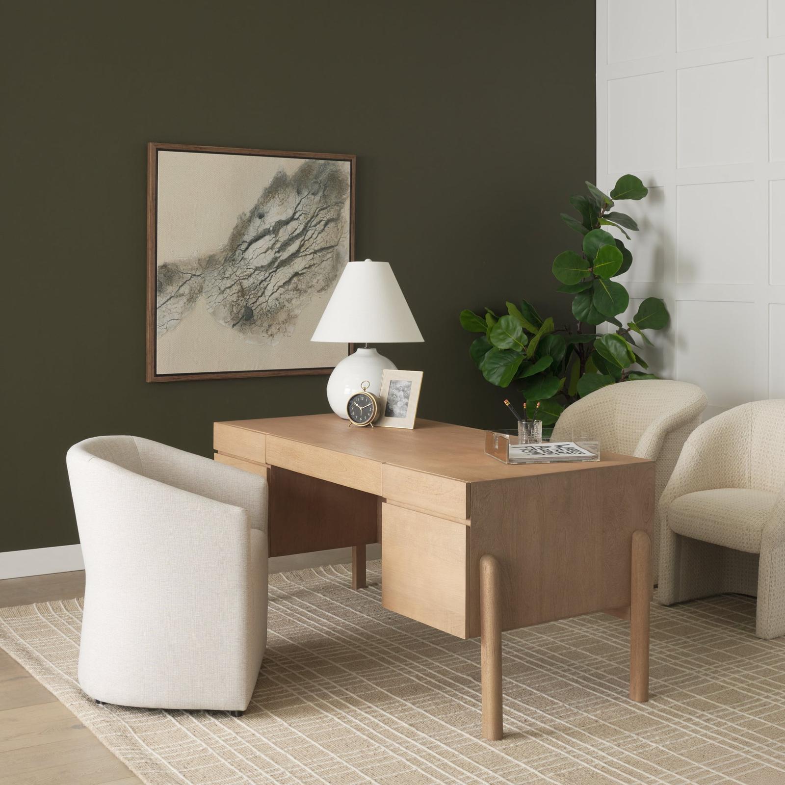 Mercana Curtis Barrel Back Dining Arm Chair