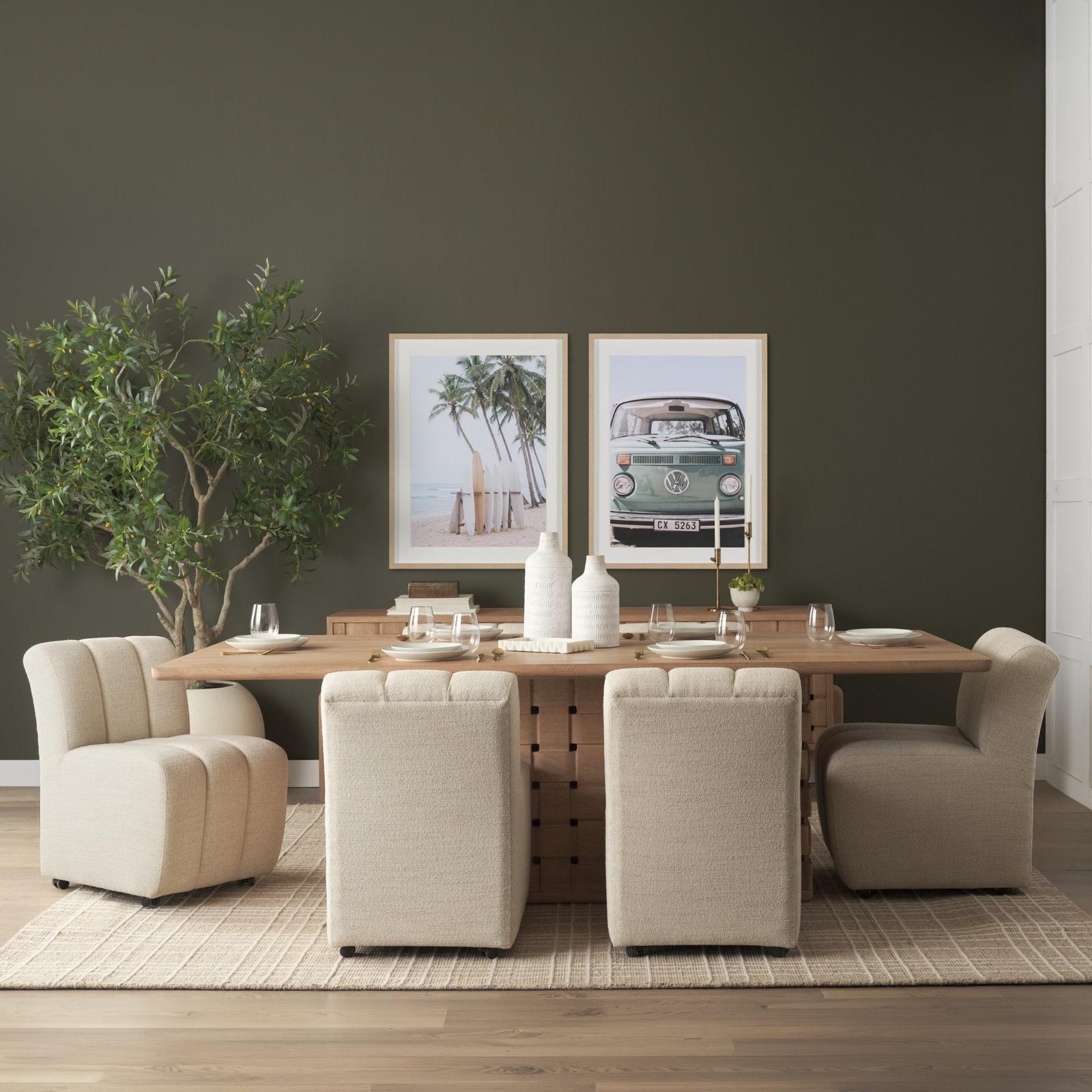 Mercana Wilkins Barrel Back Dining Arm Chair