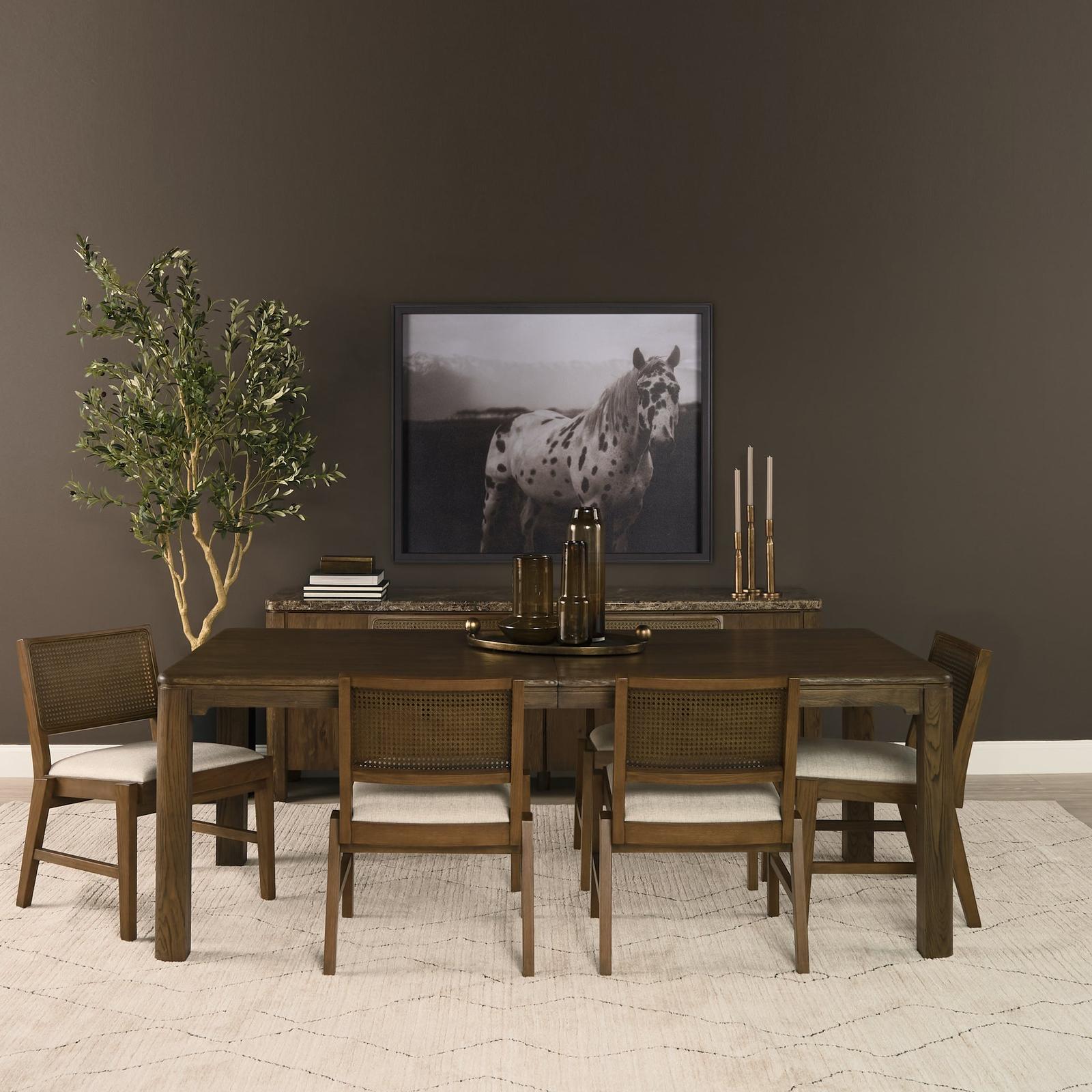 Mercana Kendrix Rectangular 10-Seater Extendable Dining Table