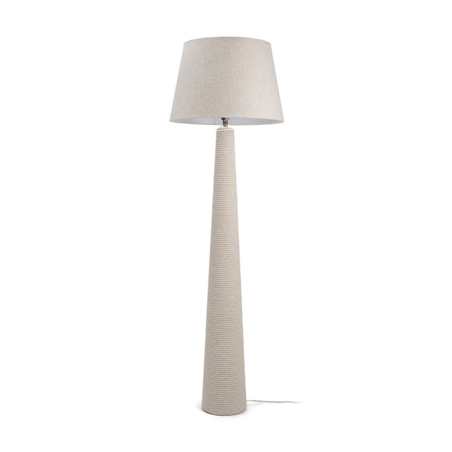 Mercana Newport Woven Rope Tapered Base Floor Lamp