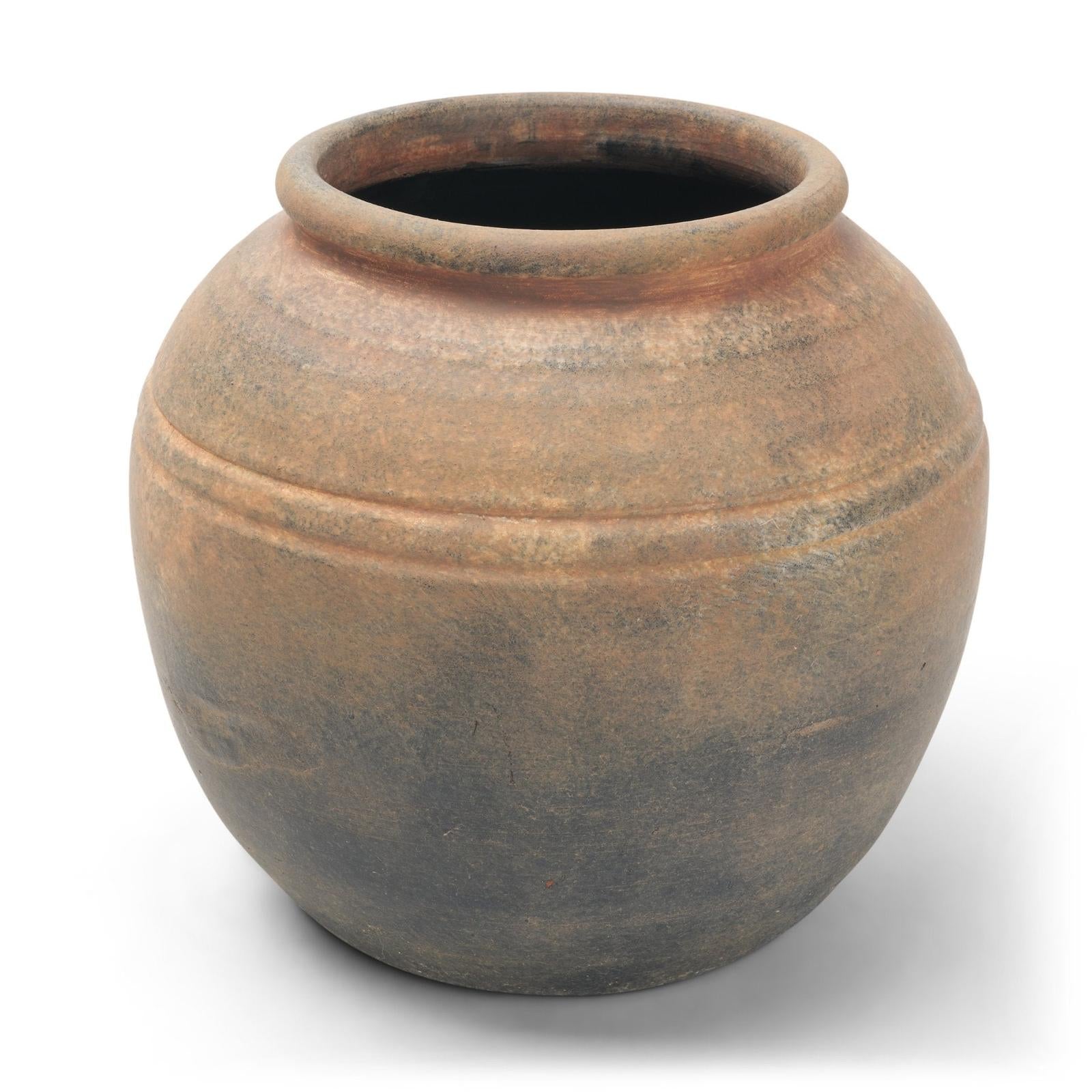 Mercana Cotto Weathered Terracotta Urn Vase