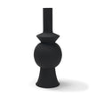 Mercana Veda Black Metal Geometric Vase