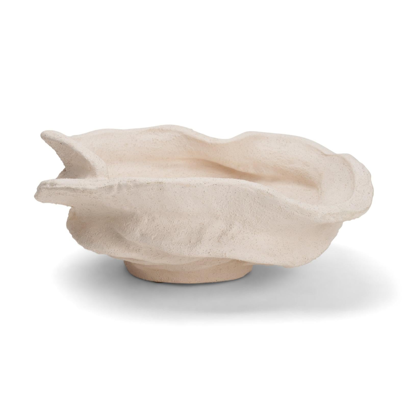 Mercana Scala Textured Ceramic Organic Forms Decorative Bowl