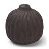 Mercana Tidal Ceramic Rippled Decorative Vase