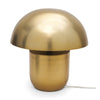 Mercana Orlo Gold Metal Mushroom Table Lamp
