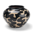 Mercana Bosma Black and Cream Ceramic Urn