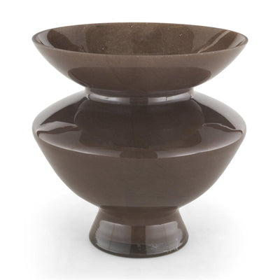 Mercana Bruna Brown Glass Vase