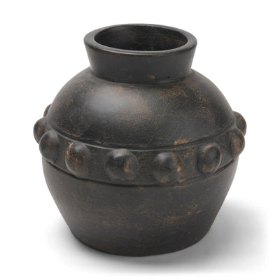 Mercana Douro Earthy Brown Dotted Vase