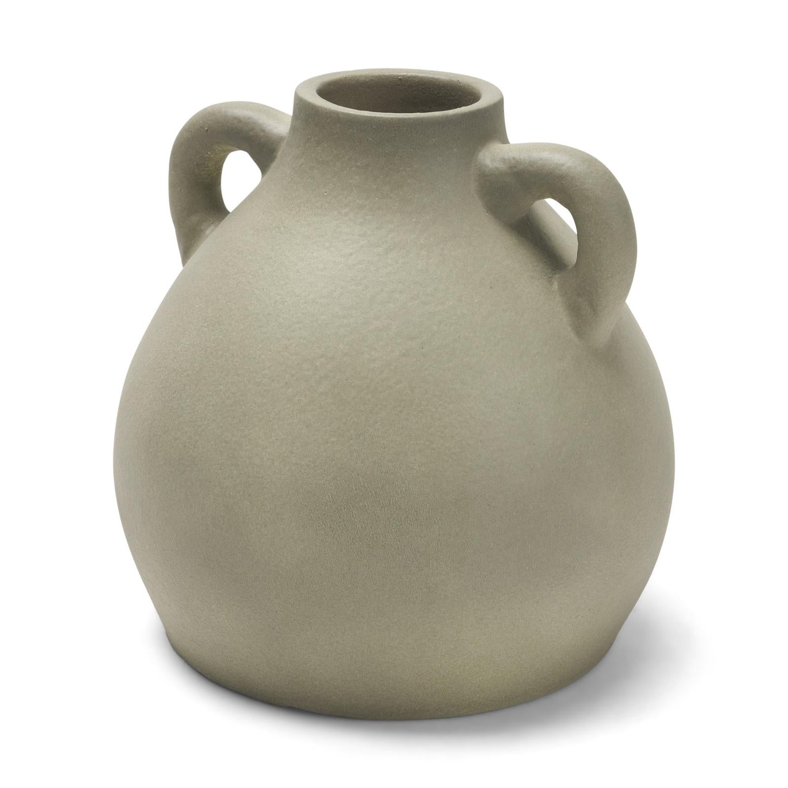 Mercana Cantara Sage Green Ceramic Milk Jug w/ Handles