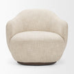 Mercana Hudson Fabric Upholstered Swivel Chair