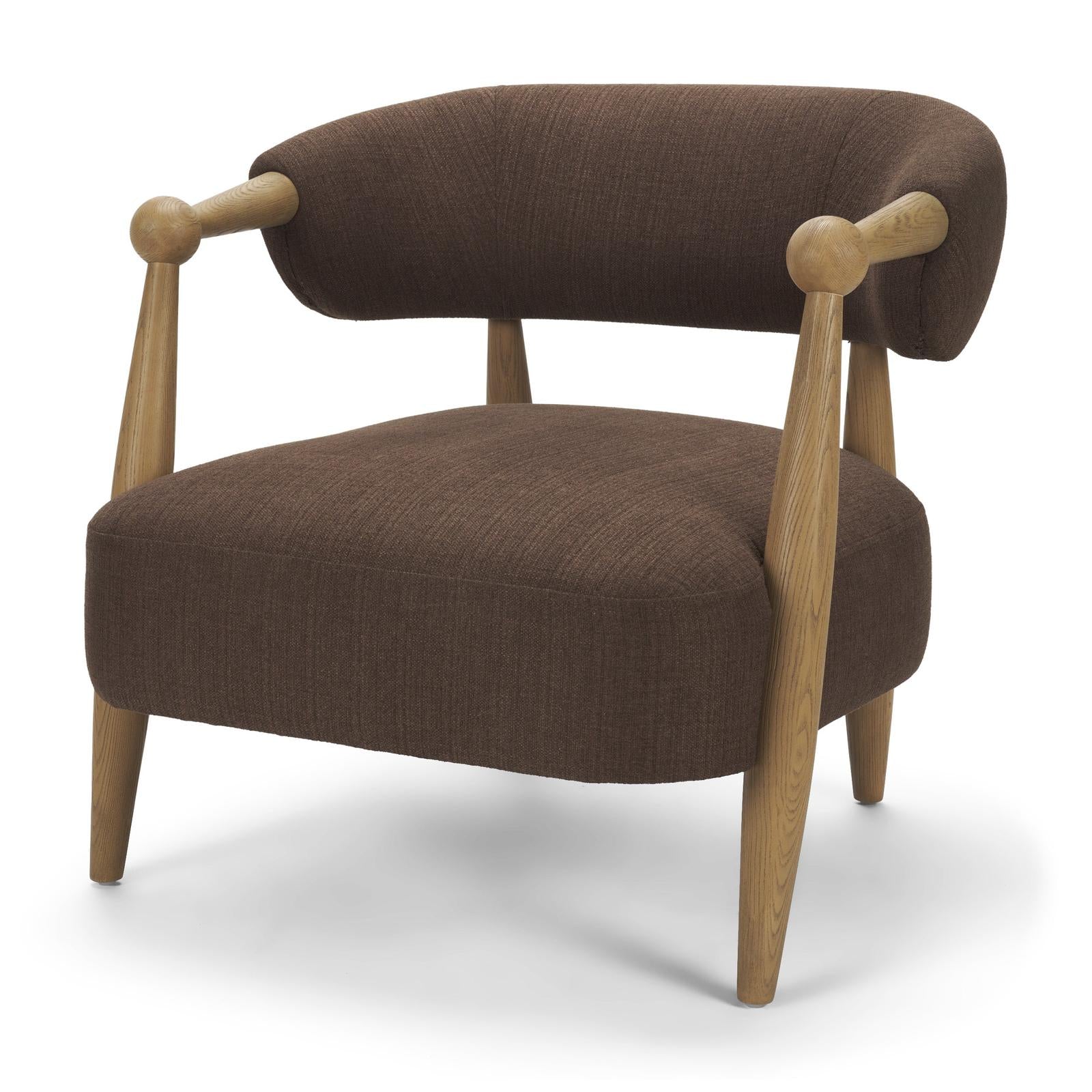Mercana Lewis Open Back Accent Chair