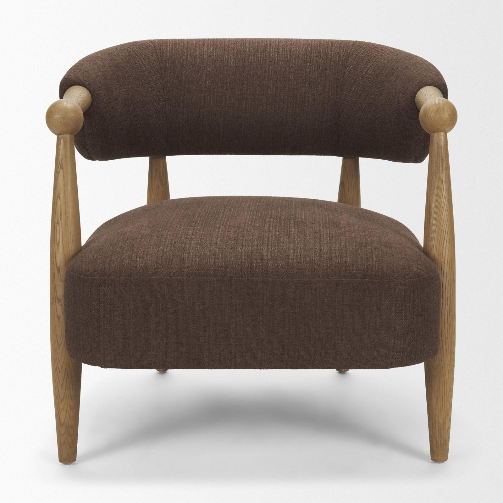 Mercana Lewis Open Back Accent Chair