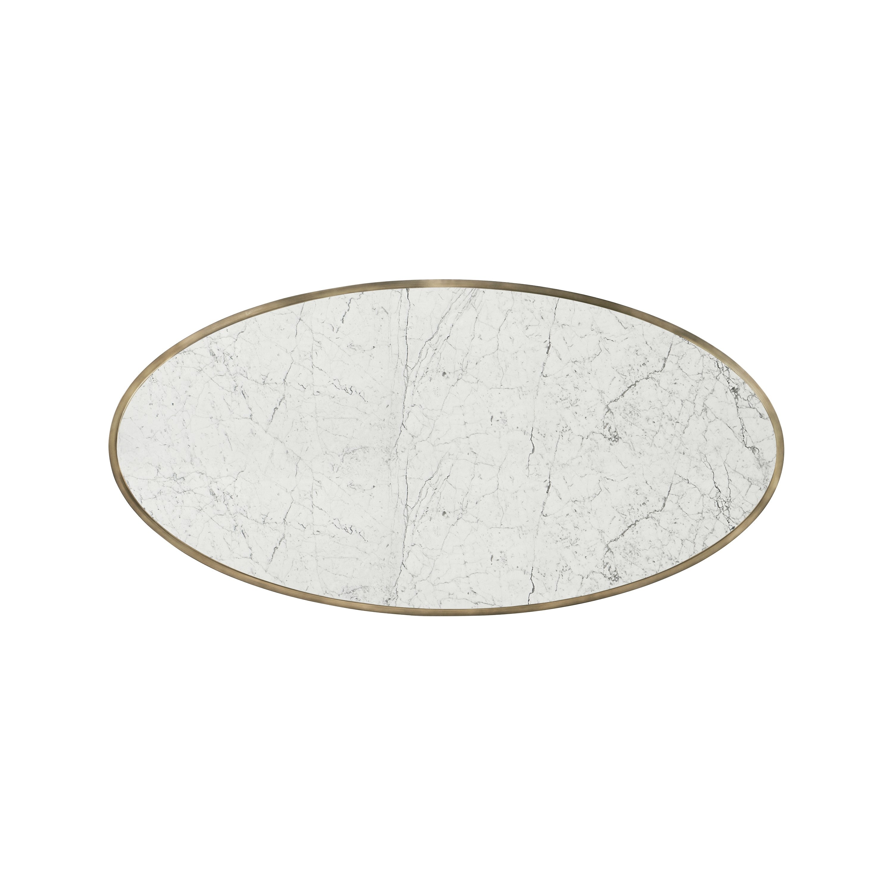 Jonathan Charles Hamilton Oval Cocktail Table ( 496064-SDG-M025 )