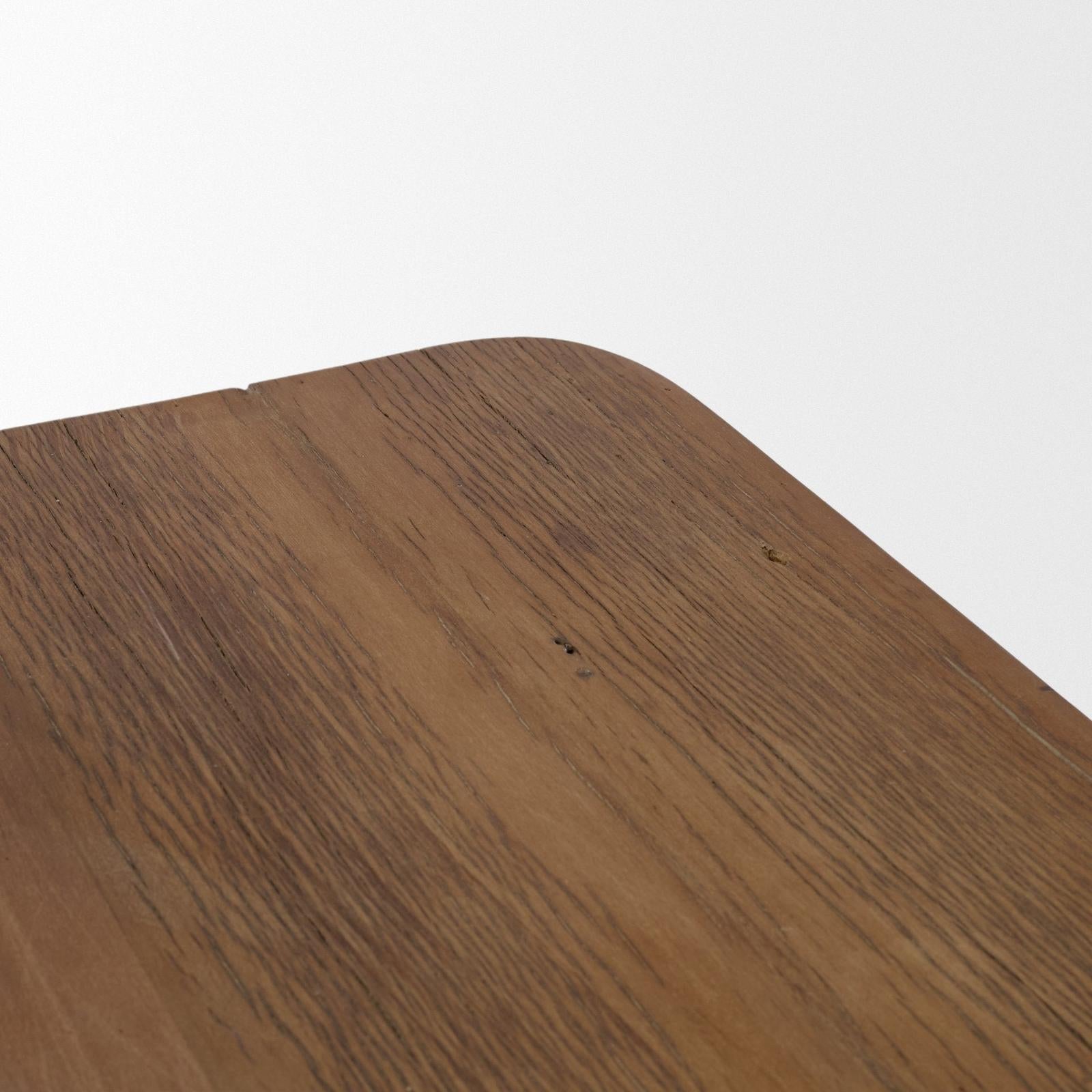 Mercana Hewitt Square Smooth Reclaimed Wood Coffee Table