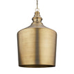 Mercana Keller Antiqued Brass Metal 1-Light Pendant