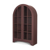 Mercana Rousseau Arched Curio Cabinet w/ Glass Doors