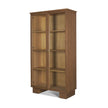 Mercana Winsford Two-Tone Oak Display Cabinet w/ Glass Doors