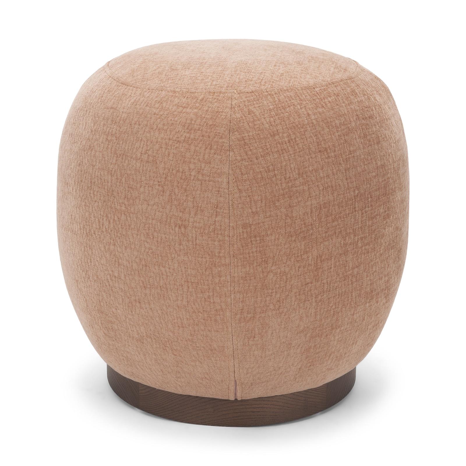 Mercana Siren Ash Wood Round Accent Stool